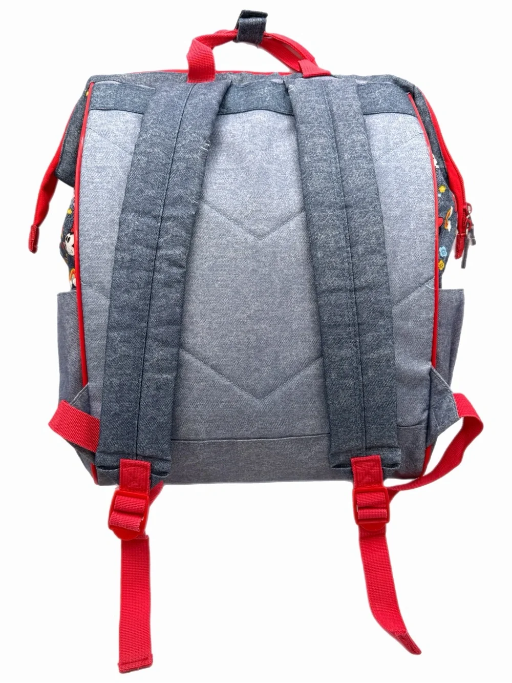 Disney Store Denim Minnie Mouse 16” Jean Denim Backpack
